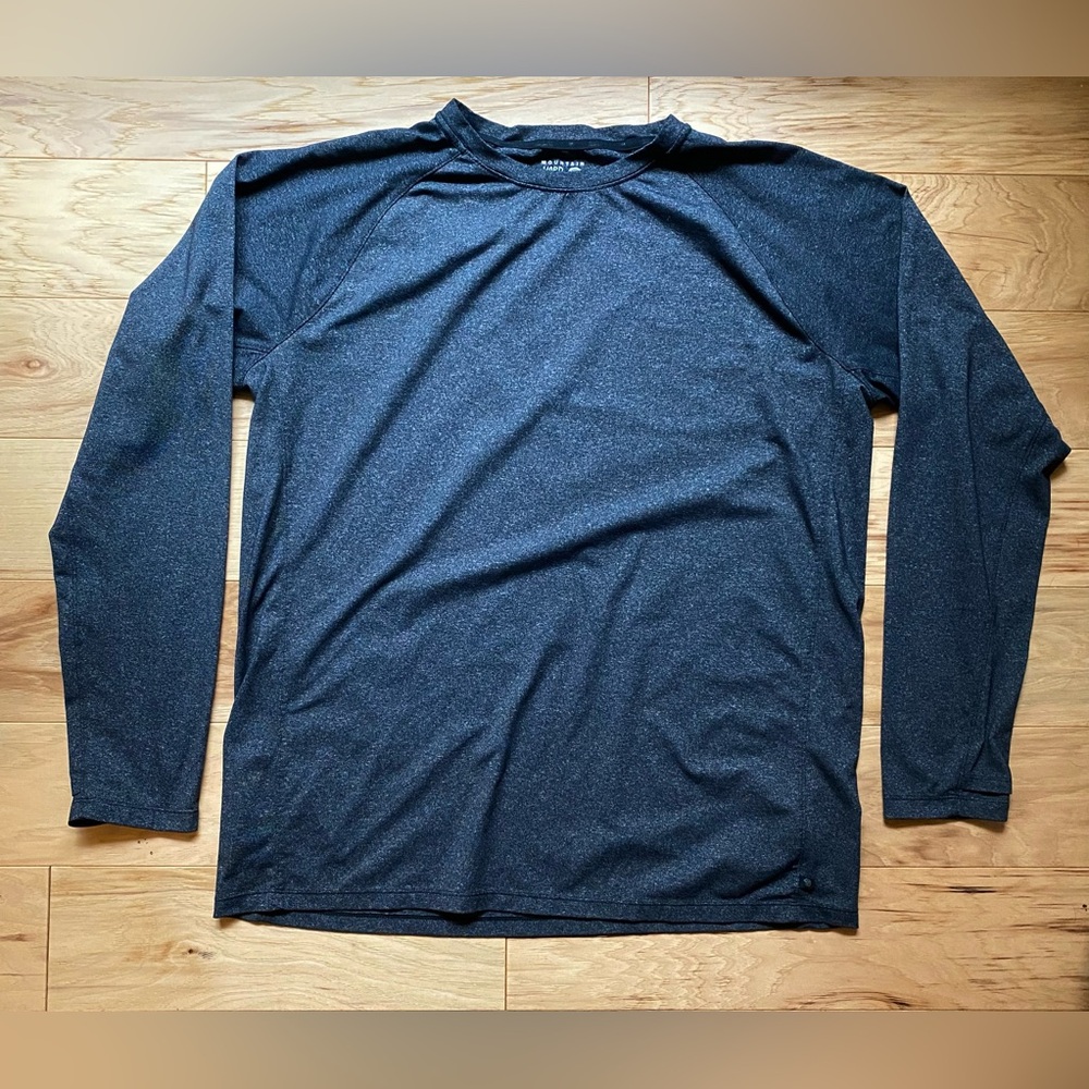 Mountain Hardwear Dark Gray Long Sleeve Tee